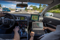 Test vehicle cockpit