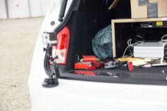 Equipment of the test vehicle
