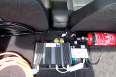 ITS-Ausrüstung des Testfahrzeugs