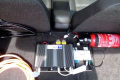 ITS-equipment of a test vehicle